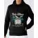 Hoodie barbat cu gluga ride the waves negru