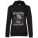 Hoodie dama cu gluga good vibe only negru