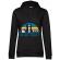 Hoodie dama cu gluga never forget negru