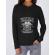 Hoodie dama cu gluga shadows of thoughts negru