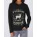Hoodie dama cu gluga wild nature negru