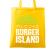 Sacosa din panza burger island galben