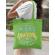 Sacosa din panza make yourself a priority verde mar
