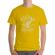 Tricou adler barbat be strong and courageous galben