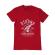 Tricou adler barbat be strong and courageous rosu