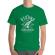Tricou adler barbat be strong and courageous verde mediu