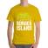 Tricou adler barbat burger island galben