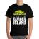 Tricou adler barbat burger island negru