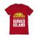Tricou adler barbat burger island rosu