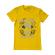 Tricou adler barbat good vibe only galben