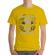 Tricou adler barbat good vibe only galben