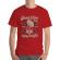 Tricou adler barbat good vibe only rosu
