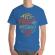 Tricou adler barbat its ok albastru azuriu