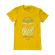 Tricou adler barbat make people feel good galben