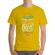 Tricou adler barbat make people feel good galben