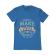 Tricou adler barbat make yourself a priority albastru azuriu