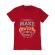 Tricou adler barbat make yourself a priority rosu