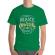 Tricou adler barbat make yourself a priority verde mediu