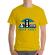 Tricou adler barbat never forget galben