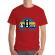Tricou adler barbat never forget rosu