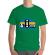 Tricou adler barbat never forget verde mediu