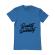 Tricou adler barbat quality not quantity albastru azuriu