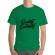 Tricou adler barbat quality not quantity verde mediu