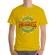 Tricou adler barbat strive for progress not perfection galben