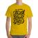 Tricou adler barbat think it galben