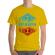 Tricou adler barbat welcome to hawkins galben