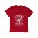 Tricou adler copil be strong and courageous rosu
