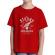 Tricou adler copil be strong and courageous rosu