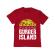Tricou adler copil burger island rosu