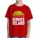 Tricou adler copil burger island rosu