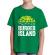 Tricou adler copil burger island verde mediu