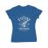 Tricou adler dama be strong and courageous albastru azuriu