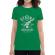 Tricou adler dama be strong and courageous verde mediu