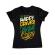 Tricou adler dama be happy negru