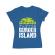 Tricou adler dama burger island albastru azuriu