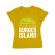 Tricou adler dama burger island galben