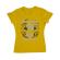 Tricou adler dama good vibe only galben