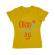 Tricou adler dama its ok galben