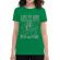 Tricou adler dama life is like riding a bicycle verde mediu