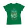 Tricou adler dama make people feel good verde mediu
