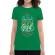 Tricou adler dama make people feel good verde mediu