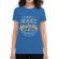 Tricou adler dama make yourself a priority albastru azuriu