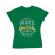 Tricou adler dama make yourself a priority verde mediu