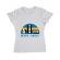 Tricou adler dama never forget alb