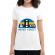 Tricou adler dama never forget alb