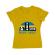 Tricou adler dama never forget galben